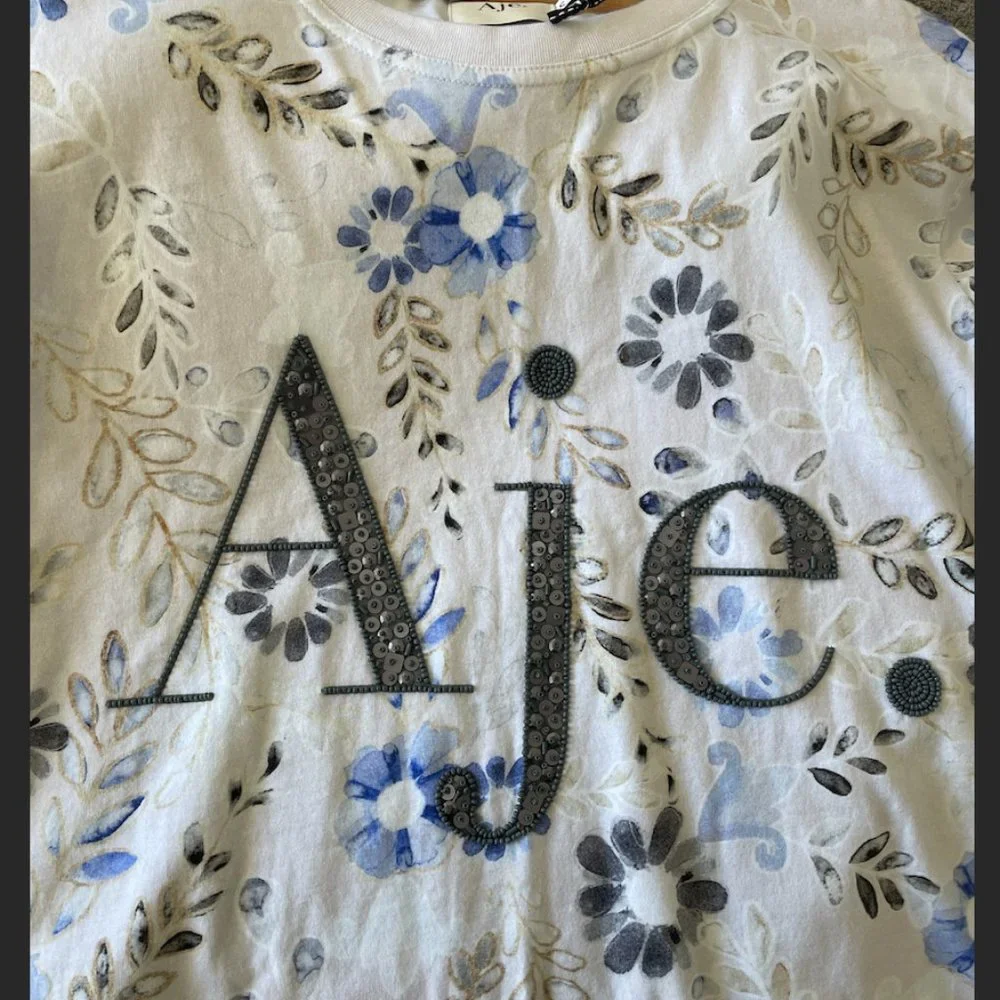 Aje Logo Tee - Wildflower in Small - Picture 3 of 5
